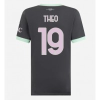 AC Milan Theo Hernandez #19 Tretí Ženy futbalový dres 2024-25 Krátky Rukáv